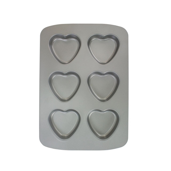 6 Cup Heart Pan